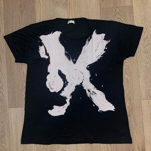 Saint Laurent X Print Black/White T-Shirt